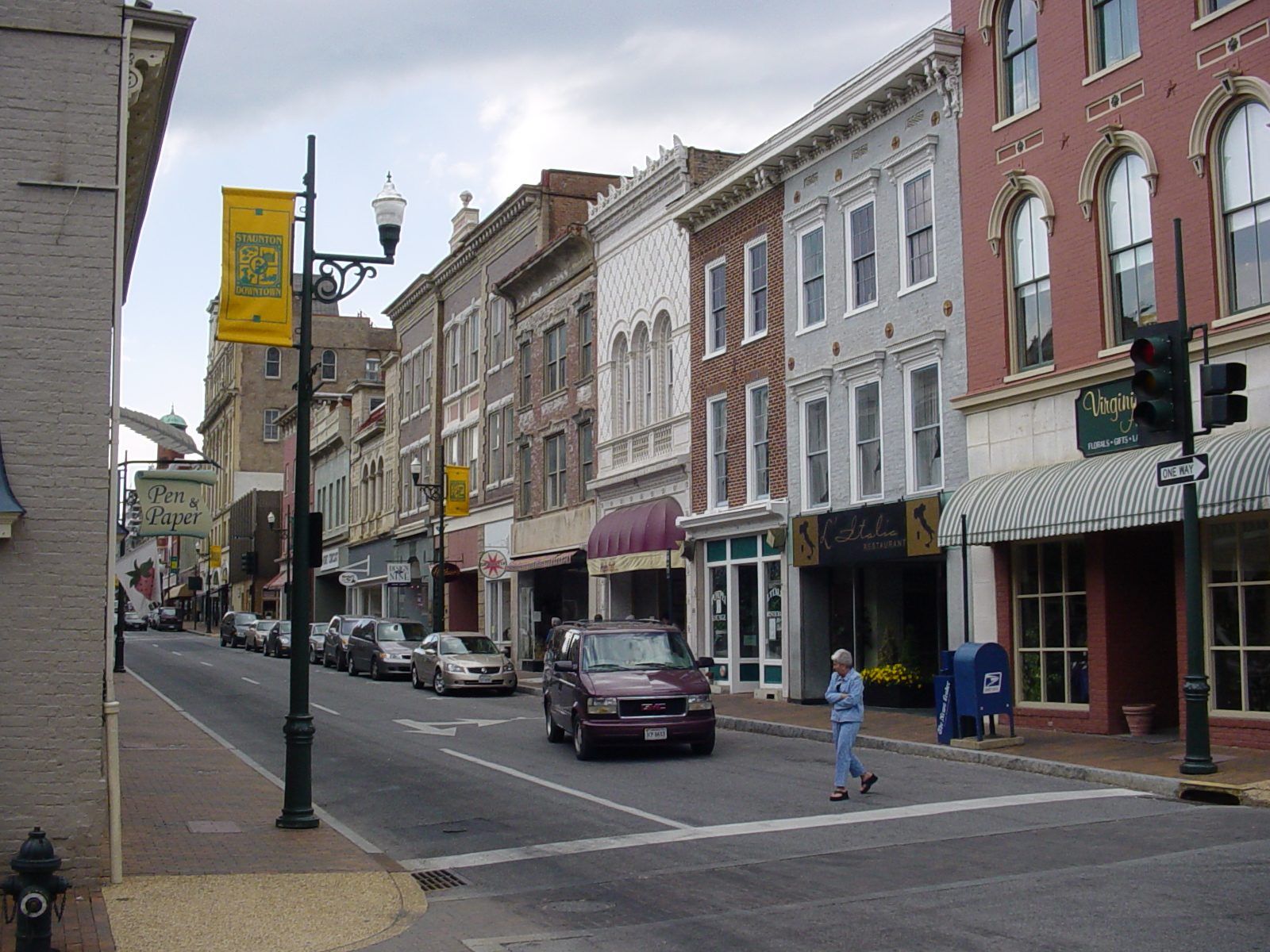 Downtown Staunton VA USA