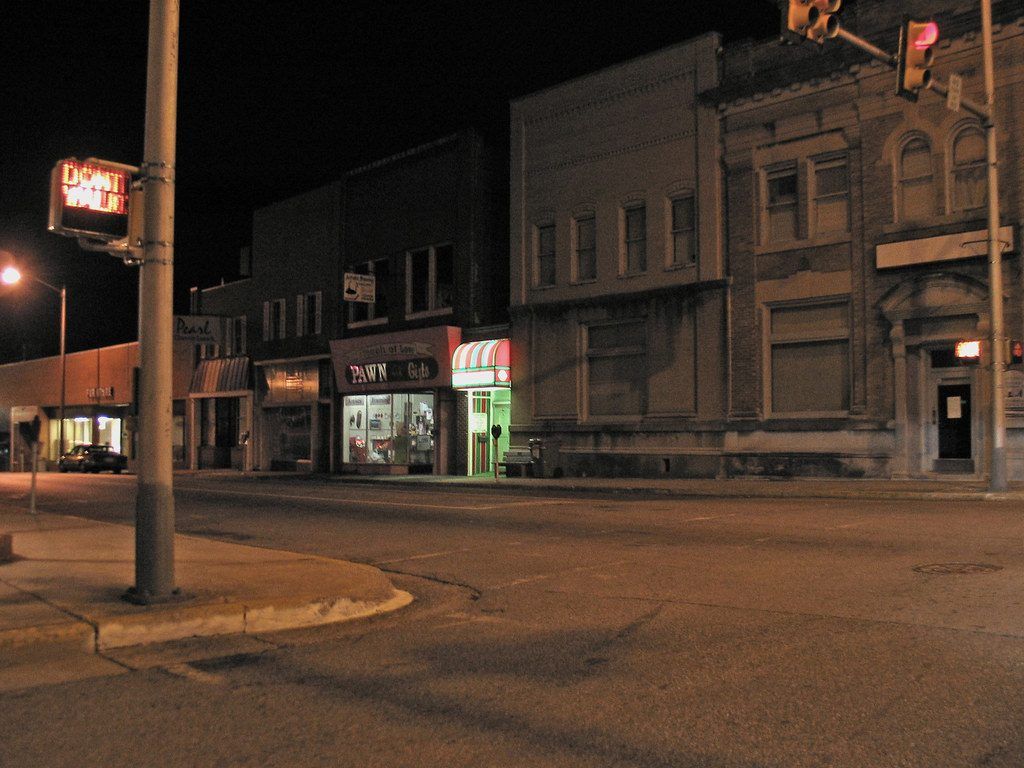 Downtown Waynesboro at Night